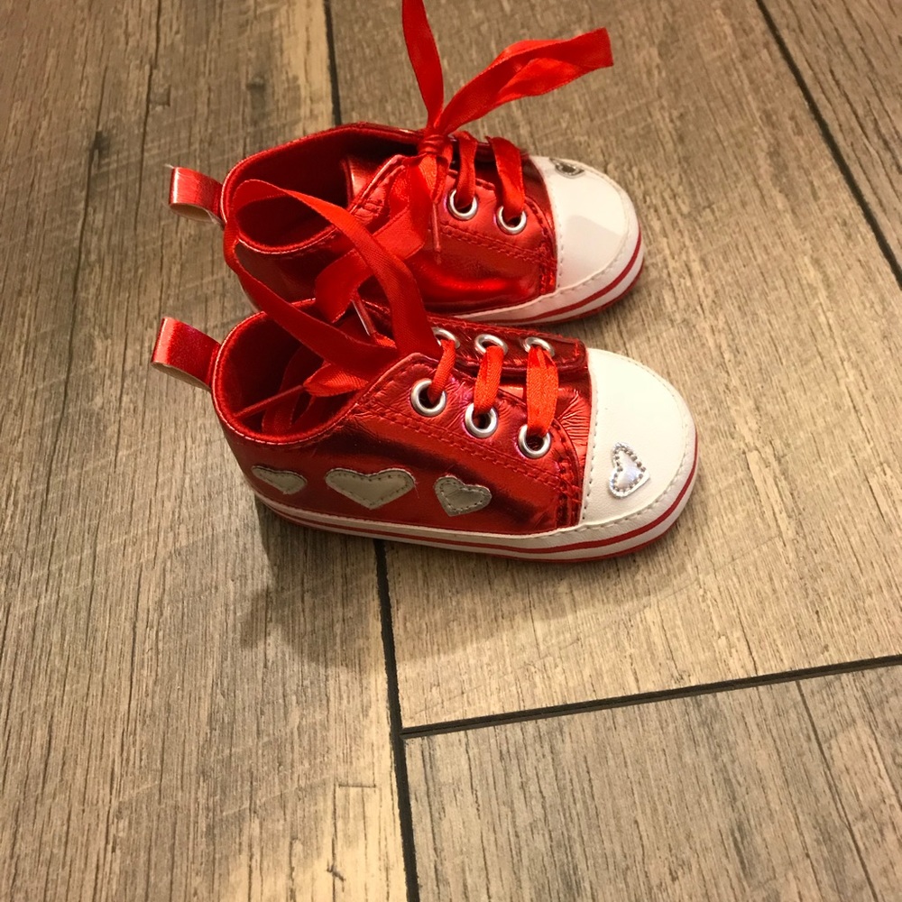 Cute Red Sneakers